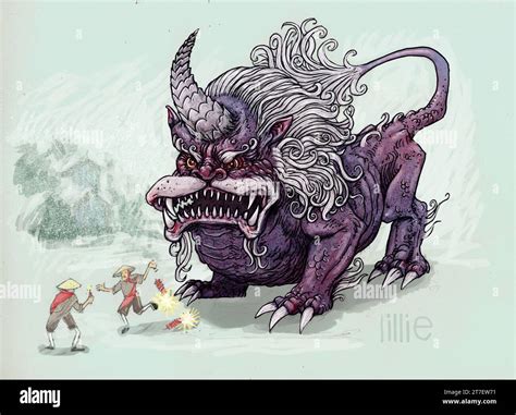  The Nian: A Terrifying Beast That Gave Birth to a Festive Tradition!